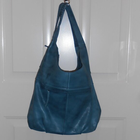 NWT Latico Camila shoulder bag denim blue leather - Picture 3 of 16